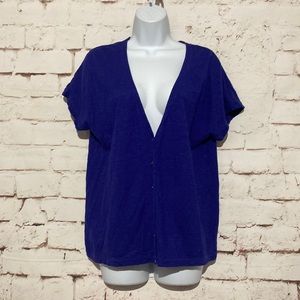 Eileen Fisher Organic Hemp/Cotton Cardigan, Size M